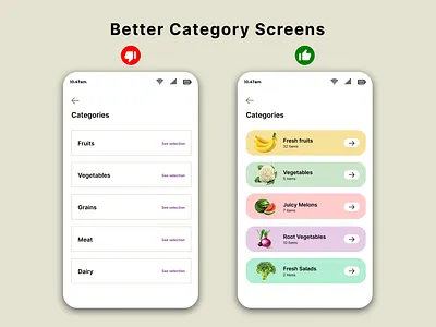 BAD VS GOOD UI DESIGN adobe illustrator app design branding creativedesign dark ui design figma graphic design graphicdesign illustration letter logo logo logo design ui ui design uiux ux vector web design
