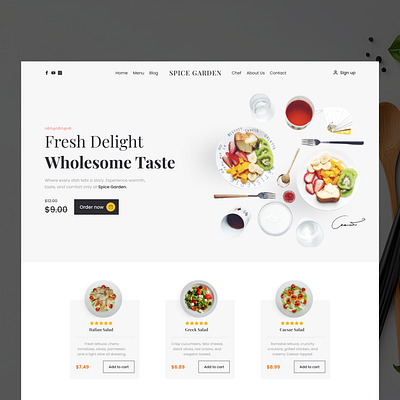 Modern Restaurant Website UI/UX | Food Ordering & Chef Portfolio branding chef portfolio clean ui ux dribbble best shot food delivery food ordering ui food website landing page minimal modern design modern ui pizza burger ui restaurant design ui restaurant menu restaurant website ui ux design web web design website design