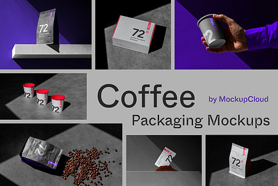 Origin – Coffee Packaging Mockups branding mockup coffee mockup coffeehouse logo minimalistic mockup templates mockupcloud package packaging mockup smart objects