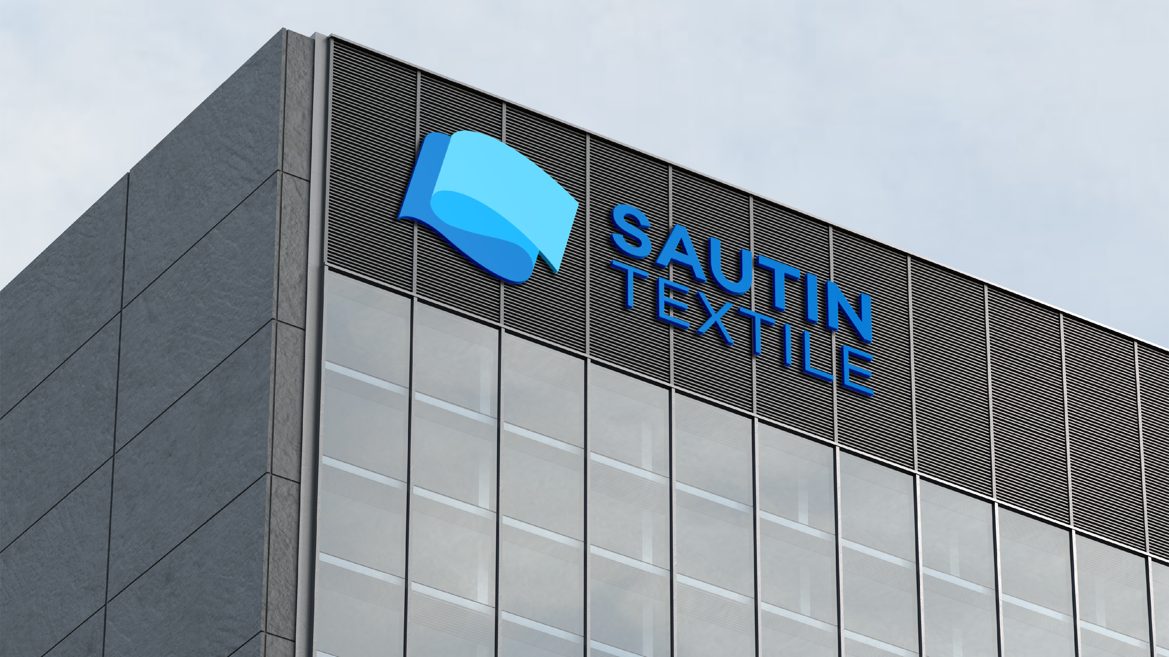 SAUTIN TEXTILE LOGO DESIGN branding design graphic design logo simonoonn