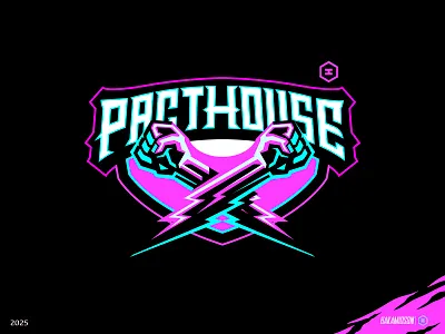 PACT HOUSE (logo for clients) baseball basketball branding brandingdesign design gaming gammingmascot illustration logo mascot mascotsport sport sportmascotlogo