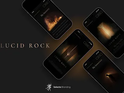 Lucid Rock Brand Experience brand identity branding graphic design logo ui ux