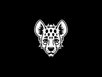 Hyena Head Logo animal bold branding design emblem fierce gaming hyena icon illustration logo mark nature predator security sports symmetrical vector wildlife