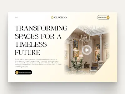 Dubai Real Estate Website — Luxury Interior Landing Page conversiondesign dubaiux interiorwebsite landingpagedesign luxurybranding premiumui realestatewebsite ui uidesign uiux uiuxdesign ux uxdesign webdesign webdesignagency websitedesign