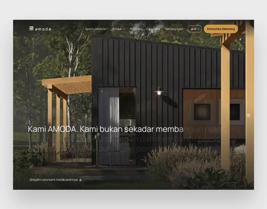 Example of Full Website Concept Design