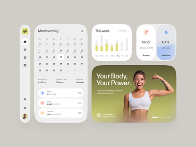 UI-UX for a Fitness Product ✦ Orbify design interface product service startup ui ux web website