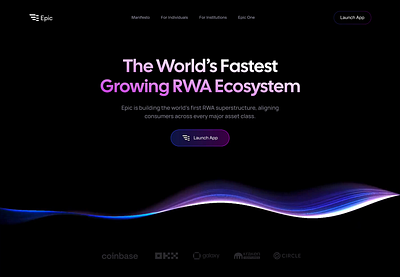 RWA 3D website animation web design 3d 3d animation 3d website crypto crypto 3d crypto animation echosystem hero image hero section homepage landing page rwa web website