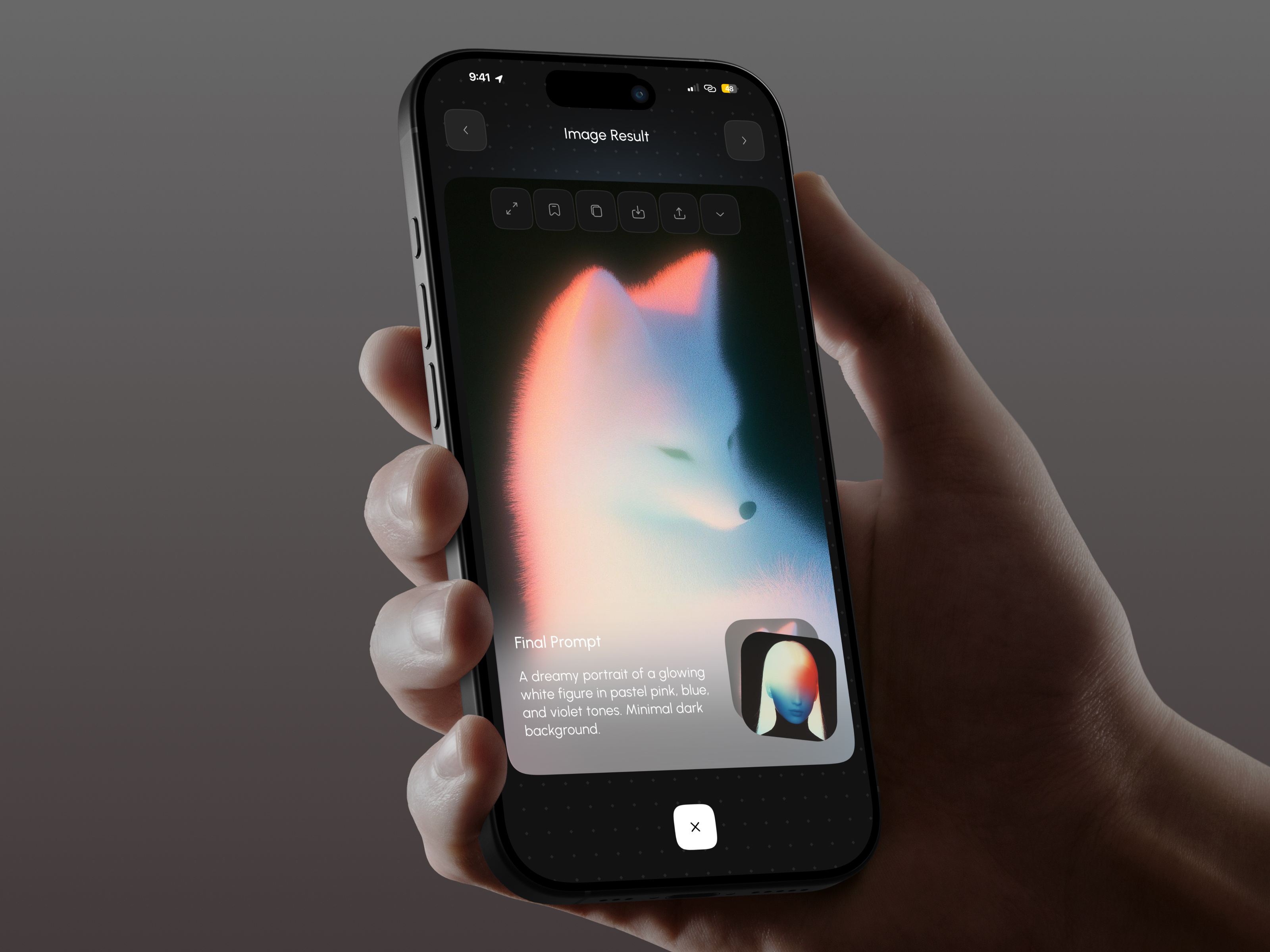 PicGen SaaS - Image Generator Mobile App ai app app design b2b creation crm dashboard design generation image interface mobile mobile app product saas service software tool ui ux