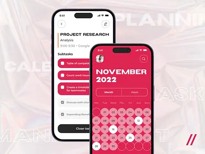 Personal Task Manager Mobile IOS App android animation app app design app interaction calendar dashboard design ios management mobile mobile app mobile ui motion plan startup task task manager ui ux