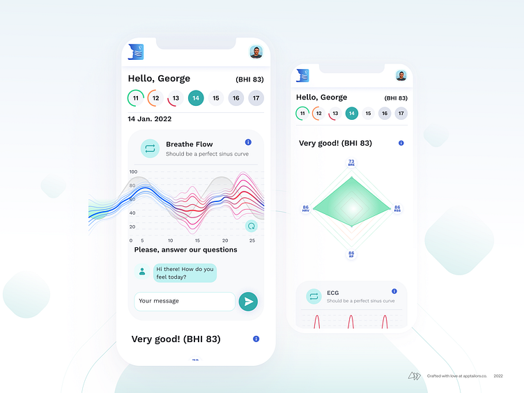 Breathe Flow Breathing App by AppTailors UX on Dribbble
