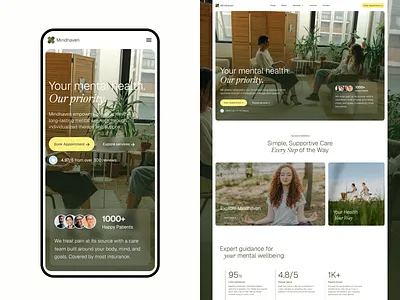 Healthcare Consultancy Website healthcare home page landingpage medical ui web website