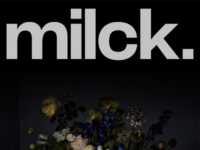 Milck. brand identity branding creative design inspiration editorial floral logo design milck photo photography south africa studio video videography visual identity wordmark