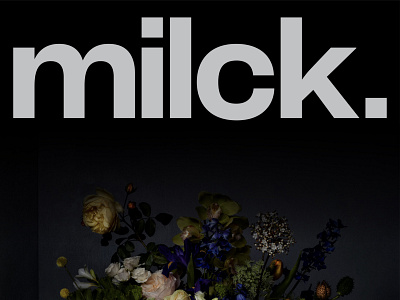 Milck. brand identity branding creative design inspiration editorial floral logo design milck photo photography south africa studio video videography visual identity wordmark