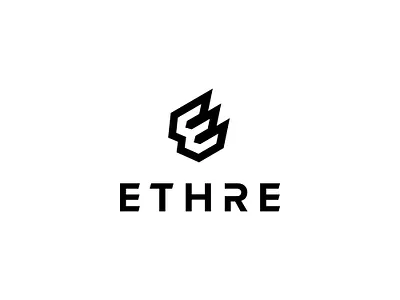 ETHRE Logo Design adobe illustrator bold logo brand identity brand logo branding creative logo custom logo dribbble e logo flat logo gym icon iconic logo logo design logo design branding logo presentation logomark mark marufiam modern logo