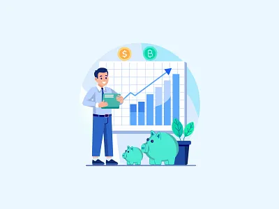 Finance Illustration Art Set bankingillustration branding businessillustration economyillustration financeicons financeillustration financepack financialdesign fintechart fintechdesign graphic design illustrationartset investmentart logo moneyart moneyillustration motion graphics savingsillustration startupillustration ui