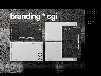 ideatorx.agency branding kit 3d books branding brandkit cars cgi clean design flag lanyard modern monotone surf type typography