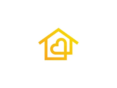 Home Love Logo Mark Design adobe illustrator brand logo branding care logo creative logo custom logo dribbble flat logo golden logo heart logo home logo house logo icon logo design logo presentation logomark love logo marufiam modern logo