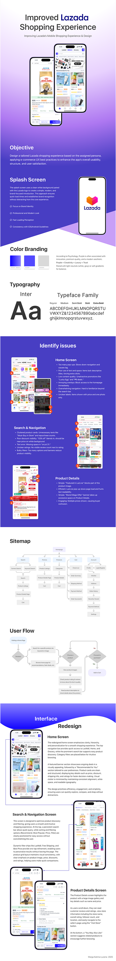 Lazada Mobile App Redesign/Design Concept app branding design figma graphic design mobile ui ui design uiux user experience user interface ux