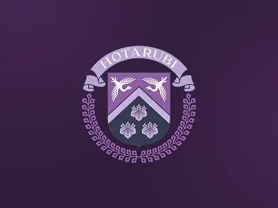 Tokyo Debunker / Hotarubi House Crest asia branding china coat of arms college crest design emblem fantasy game japan logo school seal university vintage