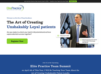 Event Landing Page branding click through landing page design dribbble shot event landing page illustration landing page design landingpage logo ui ux