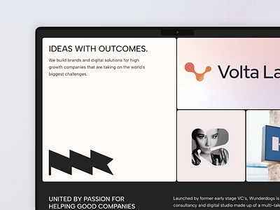 Wunderdogs | Design Agency Website Redesign agency branding design figma graphic design illustration logo typography ui ux vector web website
