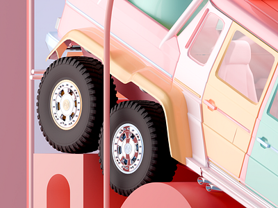 Cars & Arches - Peter Tarka 3d 3d illustration 3d model 3d modelling barabus 3d car arches mercedes benz peter tarka