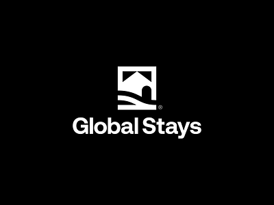 Global Stays branding clean design illustrator logo logomark logotype luxury mark minimal minimallogo pictorial timeless vector