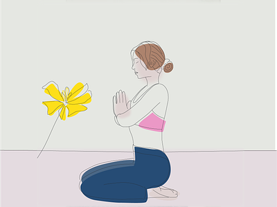Yoga design graphic design illustration julia-pgh spa vector yoga