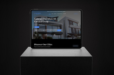Luxury Real Estate & Hospitality Website hospitality luxury places real estate real estate home scree ui