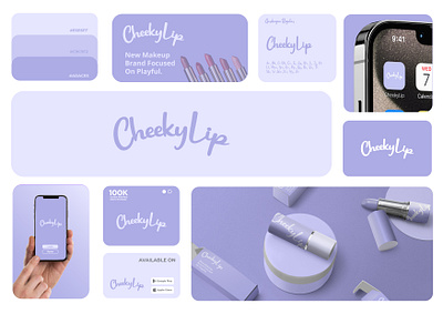 CheekyLips Brand Guidliness Mini & Brand Identity Visual Design branding design graphic design illustration logo typography vector