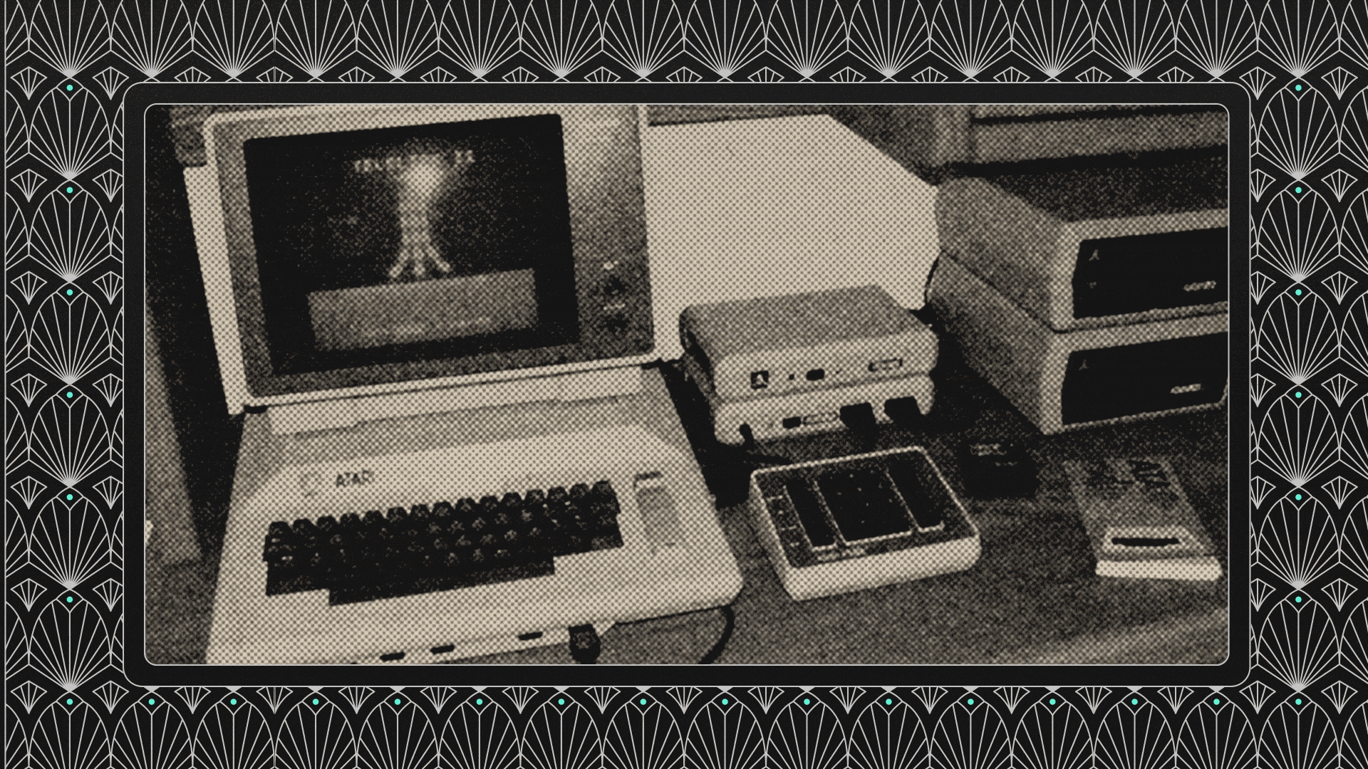 Atari 800, for Stitcher/Sirius XM 2d 2d animation after effects animation atari 800 design motion motion graphics text texture type