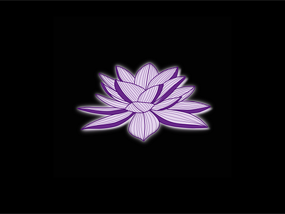 Lilac lotus design graphic design illustration julia pgh lilac logo lotus vector