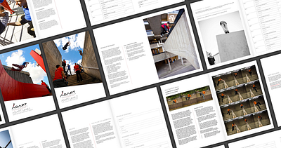 Parkour Coach Training manuals editorial graphic design layout design