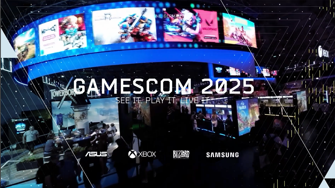 A promo video for Gamescom 2025 animation conference event promo video video