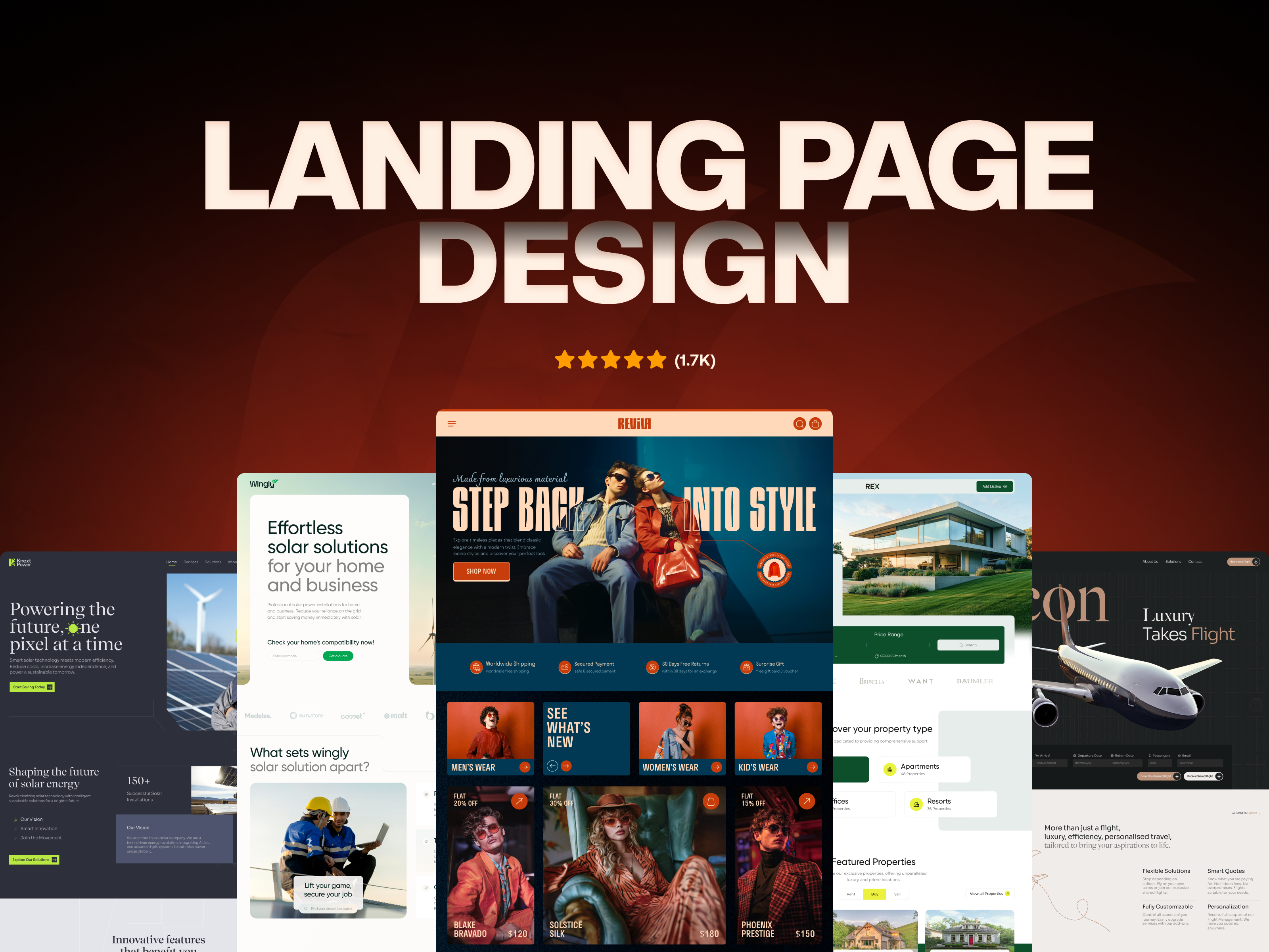 Example of Responsive Landing Page Design