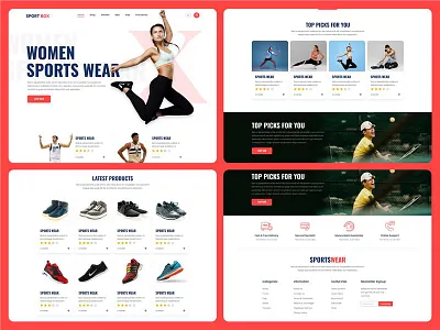 🏋️‍♀️ Sport Box – Style That Moves With You appdesign branding creativedesign dashboarddesign design designdaily designshowcase designsystem designtrends figma figmadesign illustration interactiondesign minimaldesign moderndesign prototype typographydesign ui ux