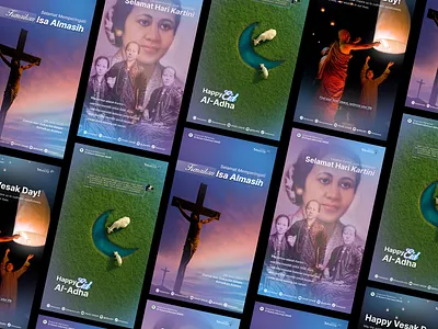 Commemoration Day Poster 2d ascension day commemorative day design eid al adha figma graphic graphic design instagram story kartini day poster typography unique