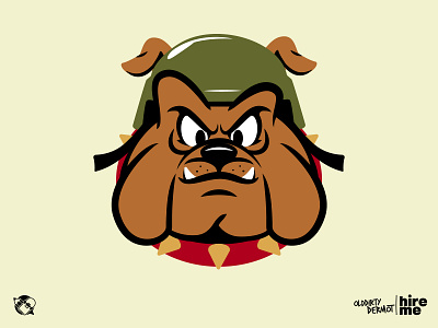 Mad Dog! bulldog character design design dog graphics illustration mascot t shirt design tee design vector vector design