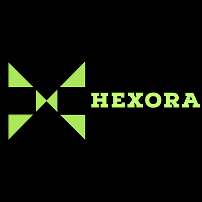 Abstract + Modern + Futuristic Logo | H E X O R A 3d animation app app logo branding company logo design graphic design illustration logo logo branding motion graphics ui