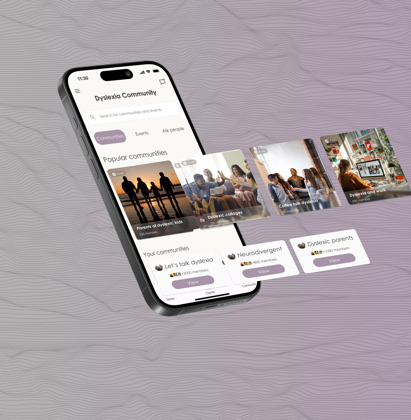 Example of Landing Pages , Mockups  Dribbble Style