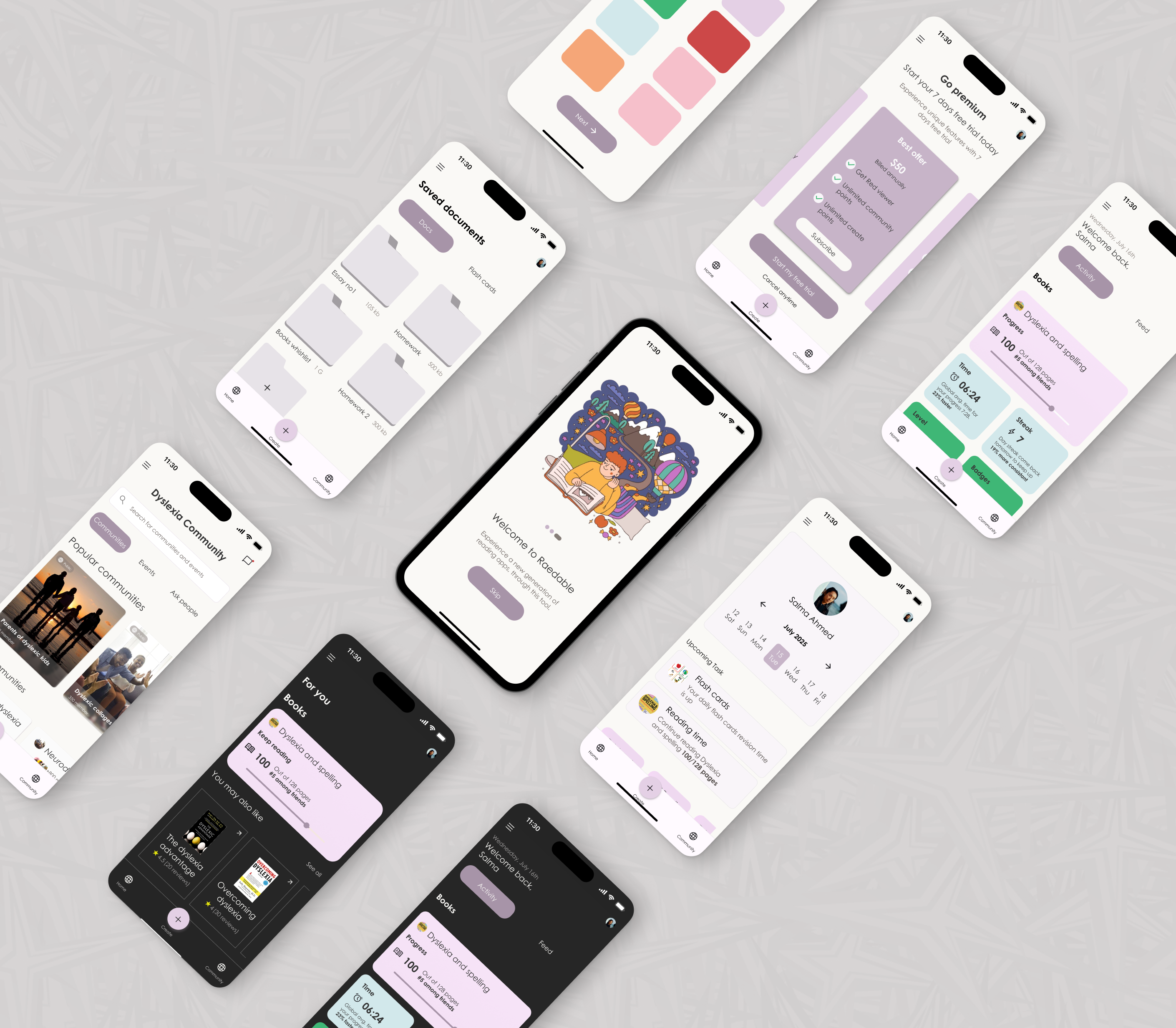Example of Landing Pages , Mockups  Dribbble Style