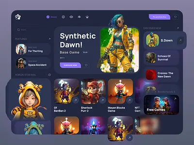 Game Dashboard UI app bet casino casino dashboard dashboard dashboard design game game app game ui interface online casino online games ui user interface ux web design