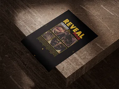 Reveal graphic design poster