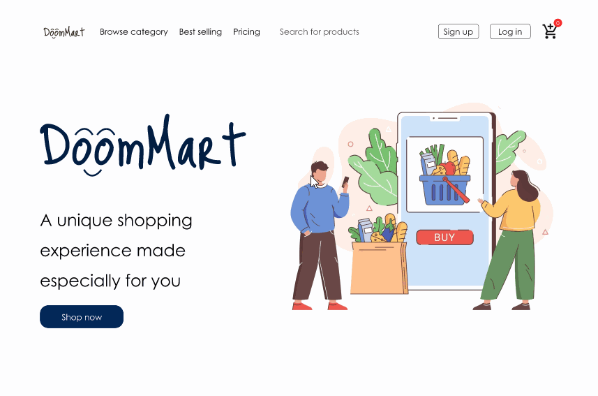 Example of Landing Pages , Mockups  Dribbble Style