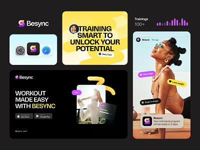 Branding for Health & Fitness brand guidelines brand identity branding design digital illustration graphic design identity logo logo design logo designer logo ui logotype marketing packaging poster smm typography vector visual identity web marketing