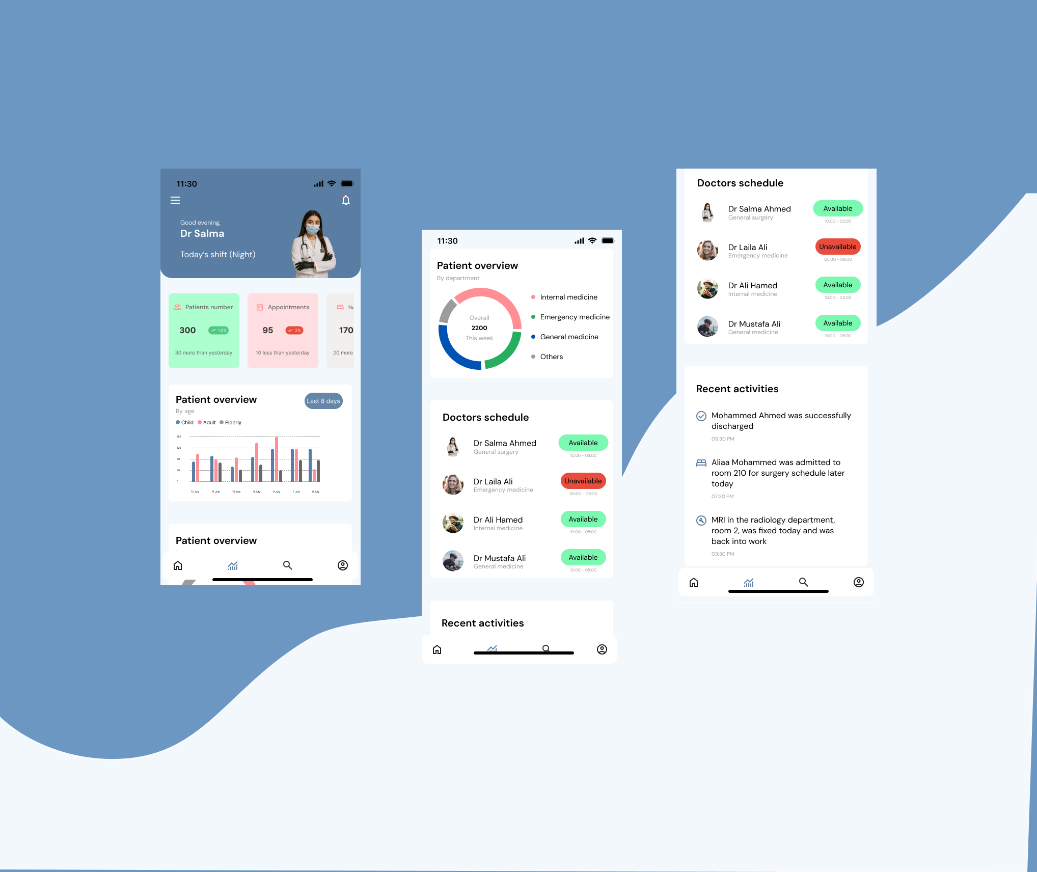 Example of Landing Pages , Mockups  Dribbble Style