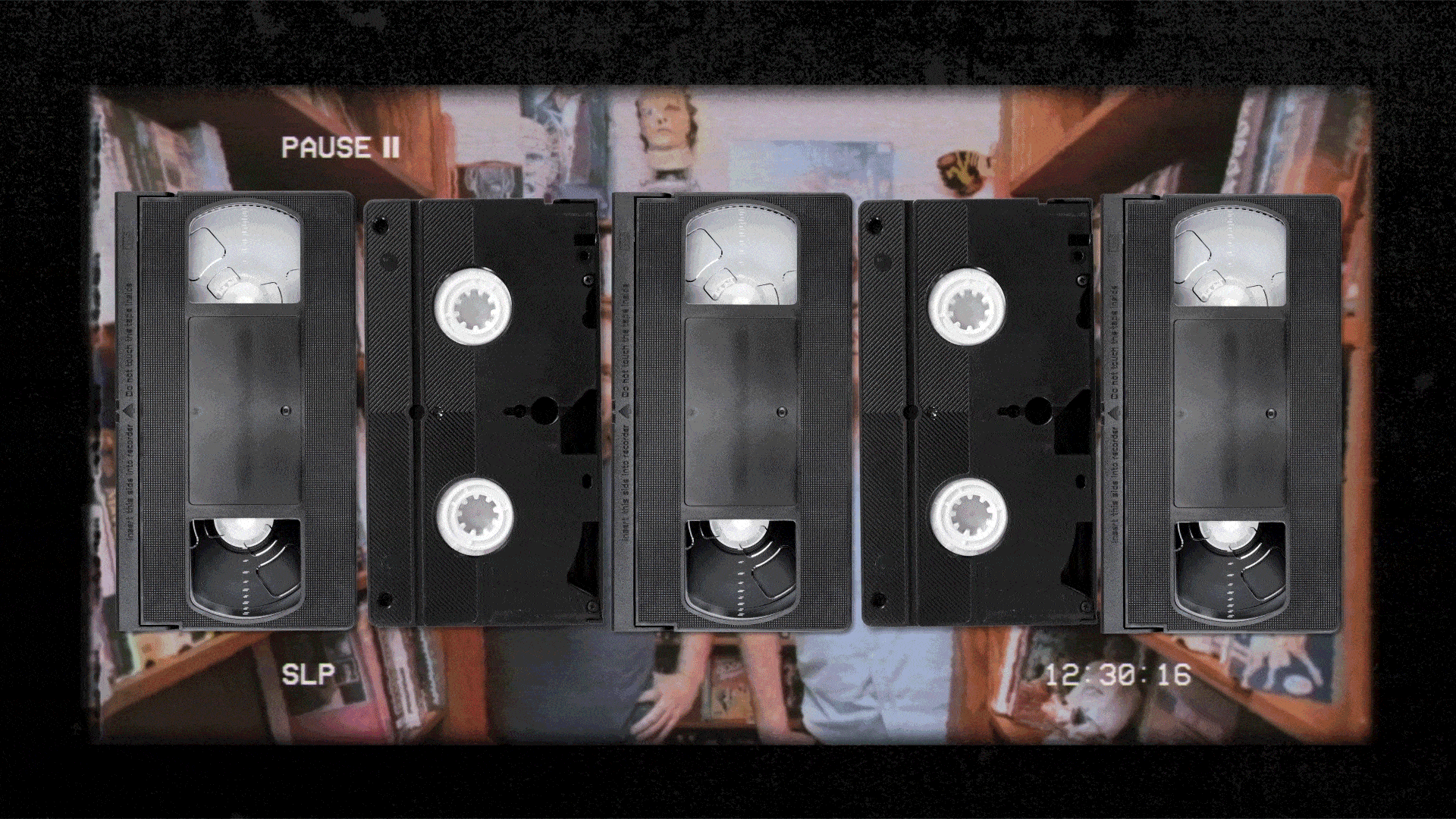 Cassettes, for Stitcher/Sirius XM 2d 2d animation animation cassettes design effect motion motion graphics texture vhs