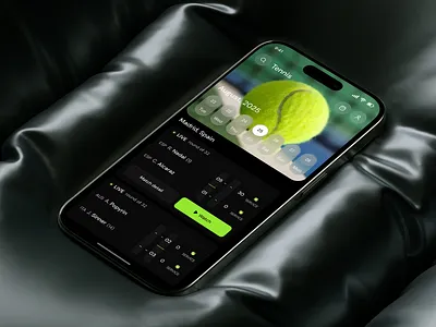 Tennis Sports Mobile App app app design graphic design ios live scores mobile app player stats saas sport sports sports app sports app ui sports mobile app tennis tennis app tennis mobile app ui