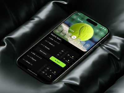 Tennis Sports Mobile App app app design graphic design ios live scores mobile app player stats saas sport sports sports app sports app ui sports mobile app tennis tennis app tennis mobile app ui