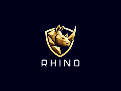 Rhino Logo agency animal background animal logo black face character corporate emblem logo flat graphic design luxurious modern rhino rhino animal rhino creative rhino for sale rhino minimal rhinos shield typography wildlife